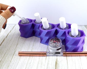 Five bottle dip liquid holder, nail polish holder, bottle holder for nails, dip powder nail accessories