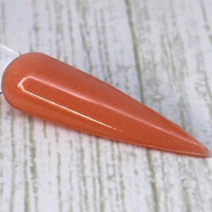 Peach Out - pfirsich-oranges Dip-Pulver für Frühlings- und Sommernägel, Nagel-Pulver