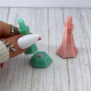 Single press on nail holder, Magnetic nail display stand, nail supplies and tools