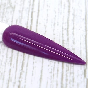 Eerie-sistable Purple Dip Powder | Halloween Nail Powder | Solid Shimmer Dip for Fall Nails