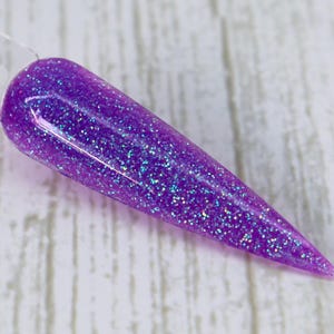 Trippin’ on Glitter Dip Powder – Vibrant Purple Glitter Nail Dip – DIY Sparkle Nails