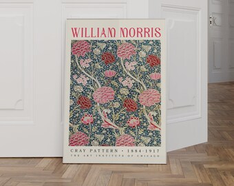 William Morris Poster - Museum Poster - Cray - Vintage Poster - Wall Art - William Morris Art - Digital Poster - Morris Painting