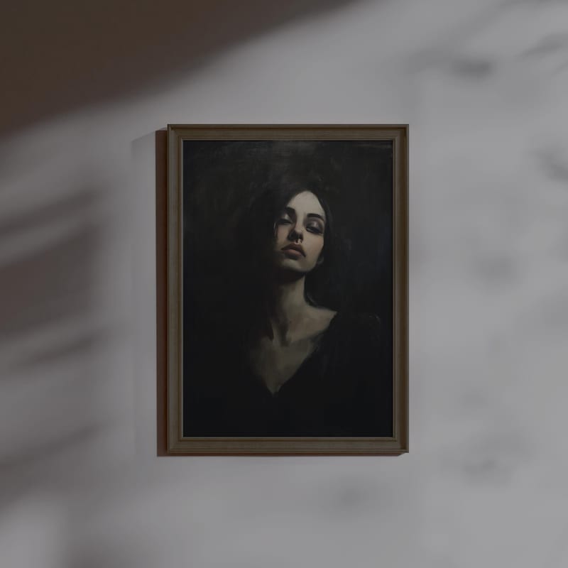 Dark Portrait - Etsy