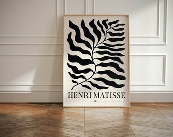 Matisse Poster - Exhibition Poster - Museum Poster - Henri Matisse - Mid Century Modern - Living Room Dekor - Matisse Art Print