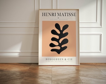 Matisse Poster - Exhibition Poster - Museum Poster - Henri Matisse - Mid Century Modern - Living Room Dekor - Matisse Art Print