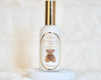 Perfume cremoso de arce y chai para el cuerpo y el cabello. Alta calidad y larga duración. Seguro para el cabello. Envase de vidrio de lujo.