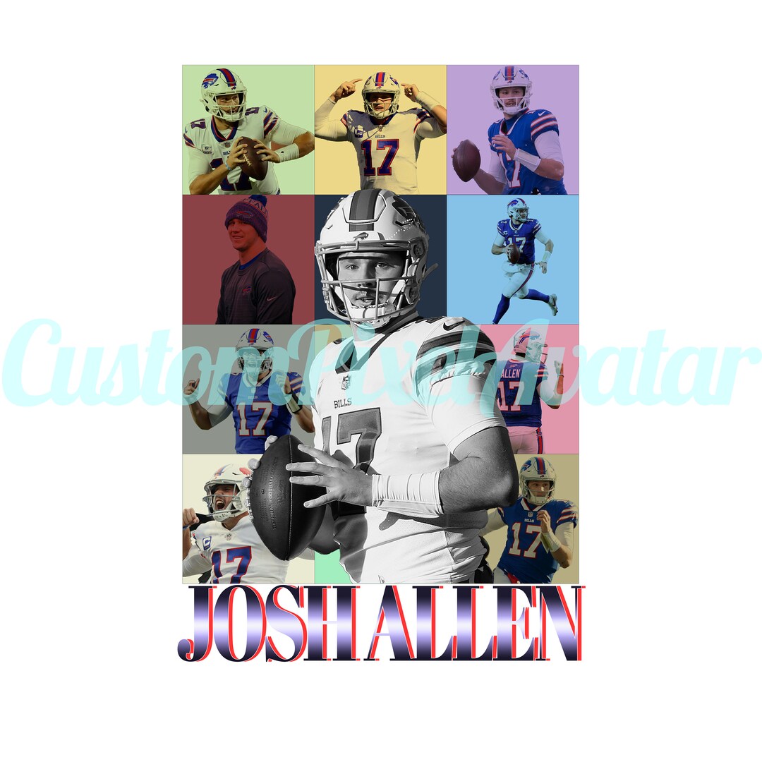 Josh Allen Pngprintable Design Printable Designinstant Etsy