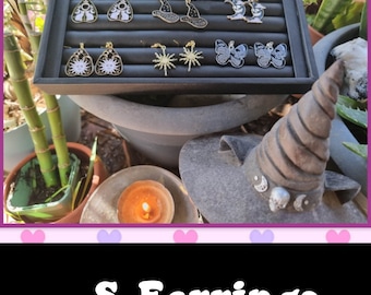 S earrings