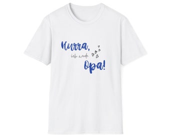 Hurra ich werde Opa Unisex Softstyle T-Shirt