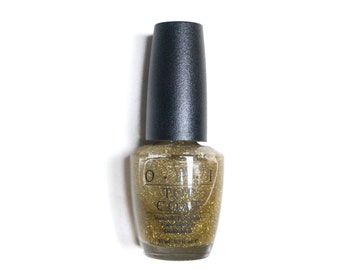 OPI L11 Gold Lang Syne Holiday 2001 vintage Old Stock