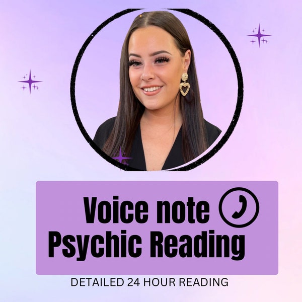 Psychic Audio Reading / Love / Career / Guidance / 24 Hour