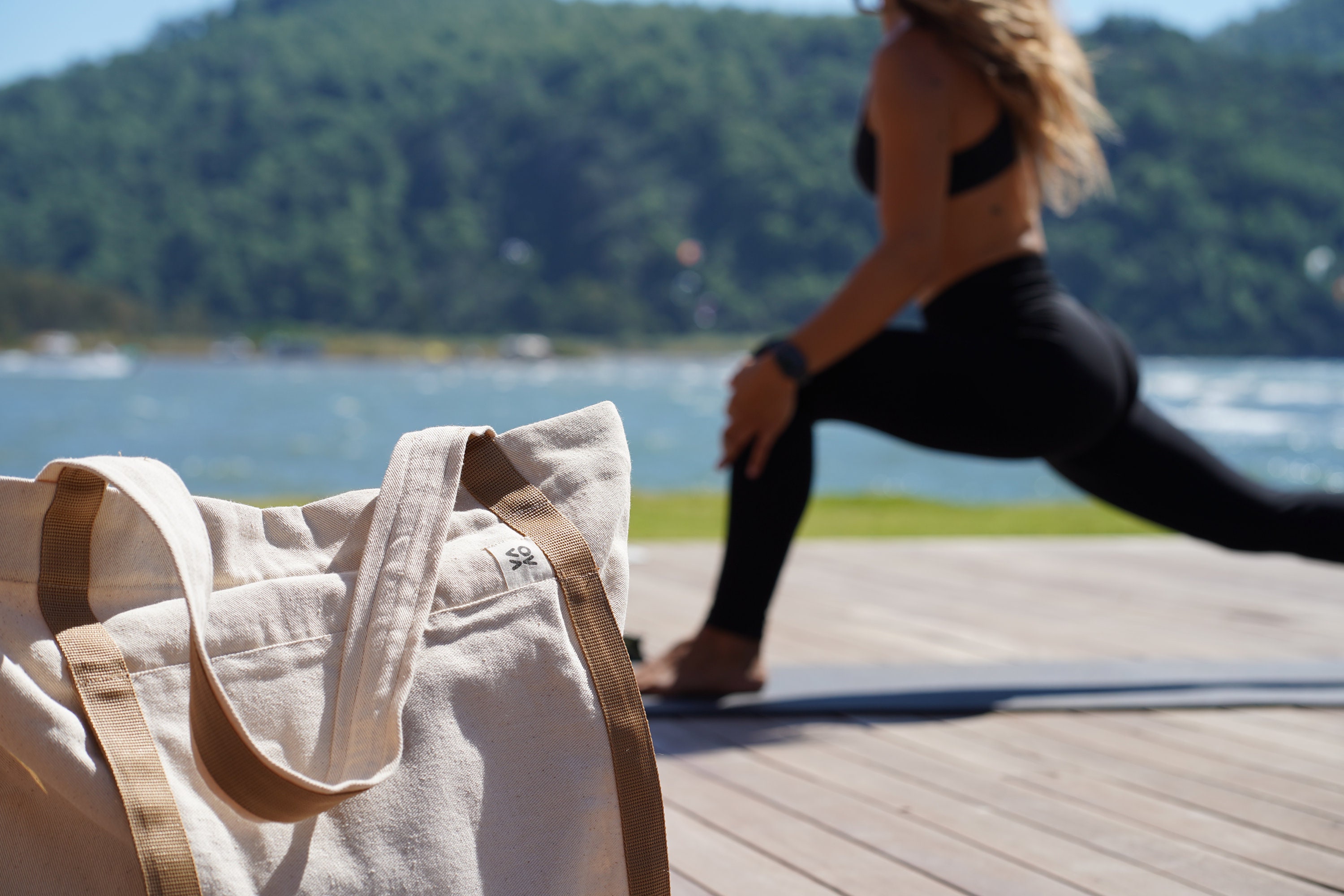 Personalised Yoga Mat Bag Gym Towel Pilates Exercise Sports Gym Tote Yoga  gift