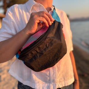 Upcycled Fanny Pack – Unique, Eco-Friendly, and Colorful
