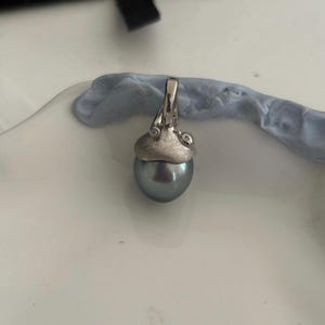 Tahitian Pearl Pendant – S925 Sterling Silver, Ocean-Inspired Jewelry