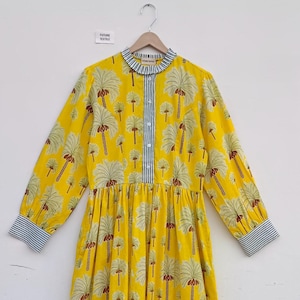 Handmade Cotton Summer Dress: Floral Beach Cover-Up