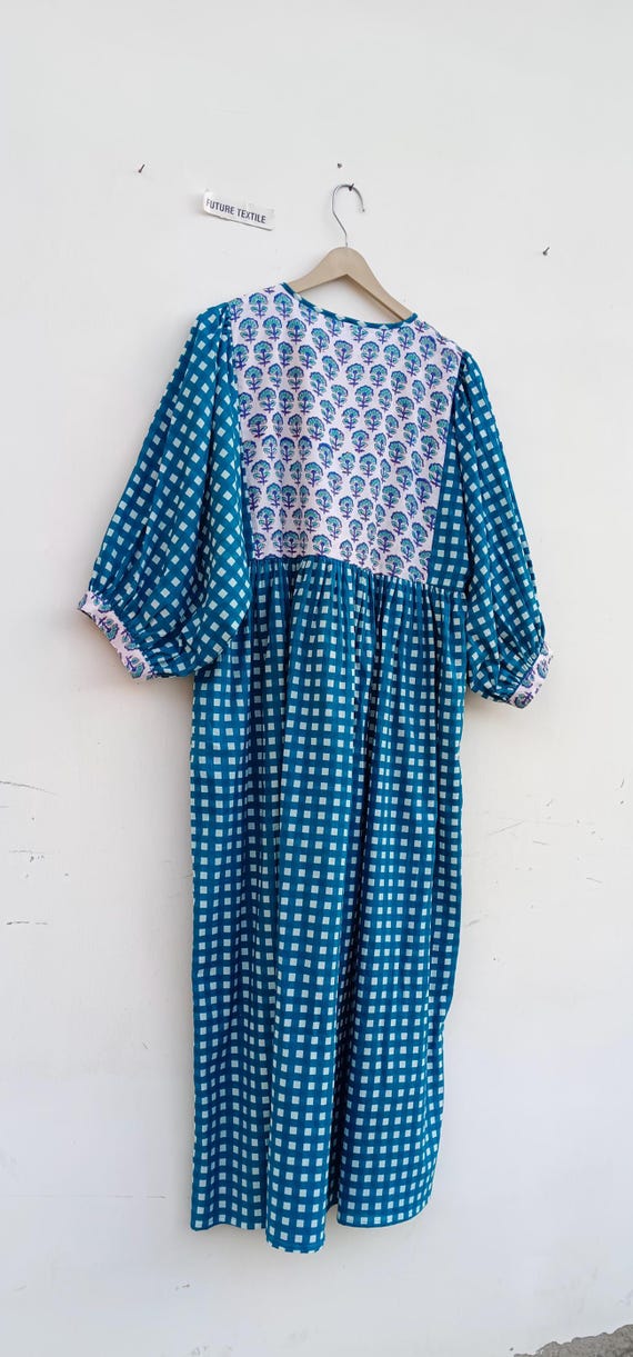 gingham midi smock dress Sayler Gingham Smocked Dress – Cotton Sleeveless Midi Dress