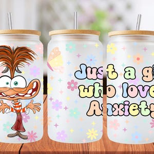 16oz inside out libbey glass can wrap, 1 png file. bright colourful. Digital down load no physical item will be sent