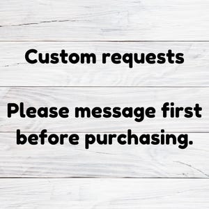 CUSTOM!!! Individual PNG FILE  digital download, transparent background