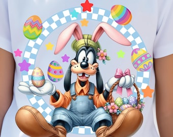 Easter goofy 1 png perfect for T-shirts or pyjamas , 1 png file. bright colourful. Digital down load no physical item will be sent