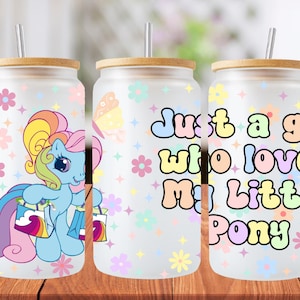 16oz little pony libbey glass can wrap, 1 png file. bright colourful. Digital down load no physical item will be sent