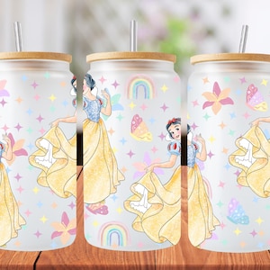 16oz snow white libbey glass can wrap, 1 png file. bright colourful. Digital down load no physical item will be sent