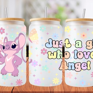 16oz stitch libbey glass can wrap, 1 png file. bright colourful. Digital down load no physical item will be sent