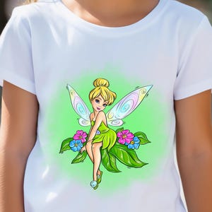 Tinkerbell princess 1 png perfect for T-shirts or pyjamas , 1 png file. bright colourful. Digital down load no physical item will be sent