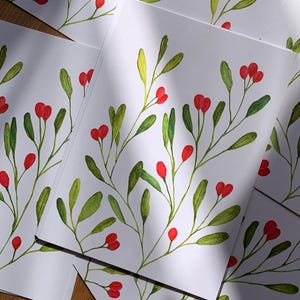 Carte postale florale, carte postale aquarelle, illustration aquarelle peinte à la main, carte de voeux, carte florale illustrée