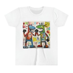 Bold Dinosaur Childrens TShirt | Paint Style Dinosaurs | Fun Dinosaur Design | Quirky Dinosaur Apparel | Dinosaur Art Kids TShirt