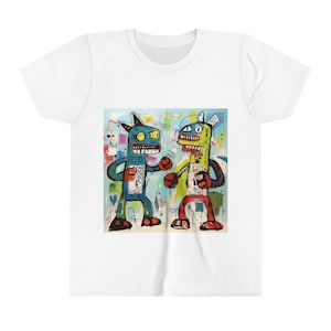 Bold Dinosaur Childrens TShirt | Paint Style Dinosaurs | Fun Dinosaur Design | Quirky Dinosaur Apparel | Dinosaur Art Kids TShirt