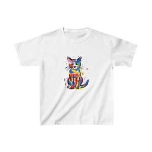 Diseño de animales coloridos / Estampado animal vibrante / Ropa para niños / Camiseta divertida y colorida / Ropa para niños con temática de animales