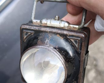 Vintage flashlight  Daimon,German,1940s,pocket lantern,military pocket light,collectable lamp,hand signal nightlight,extremely rare,collect