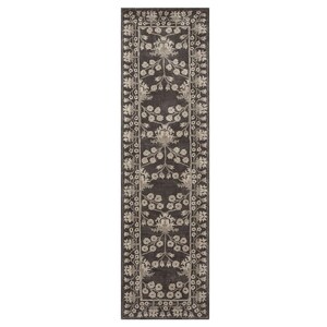 Kennedy Rugs Kennedy Charcoal PB Traditional Oriental Handmade Tufted 100% Woolen ...