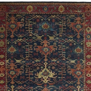 Channing Blue PB Traditional Oriental Handmade Tufted 100% Woolen Area Rugs And Carpet
