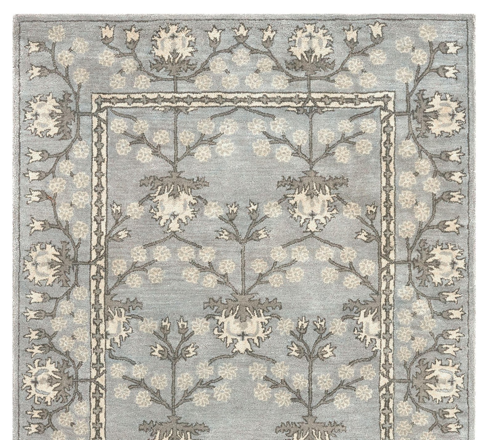 Kennedy Rugs Kennedy Multi Blue PB Traditional Oriental Handmade Tufted 100% Woolen ...