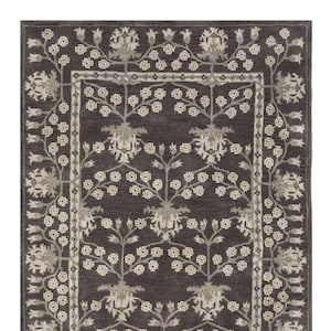 Kennedy Charcoal PB Traditional Oriental Handmade Tufted 100% Woolen Area Rugs And Carpet