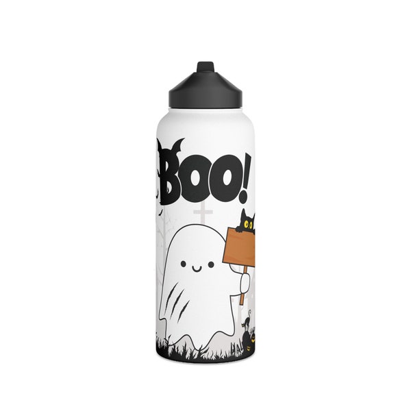 Stainless Steel Water Bottle, Standard Lid, Halloween gift, Happy Halloween, Halloween bottle, Back to school