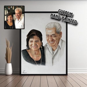Custom Handmade Portrait for your Loved Ones, Personalized Pencil Portrait, Custom Family Portrait Love Gift merged from your photos