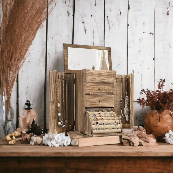 Organisateur de maquillage de bureau grande capacité tiroir de rangement de bijoux cosmétiques coiffeuse de salle de bains conteneur d'articles divers, organisateur de cosmétiques