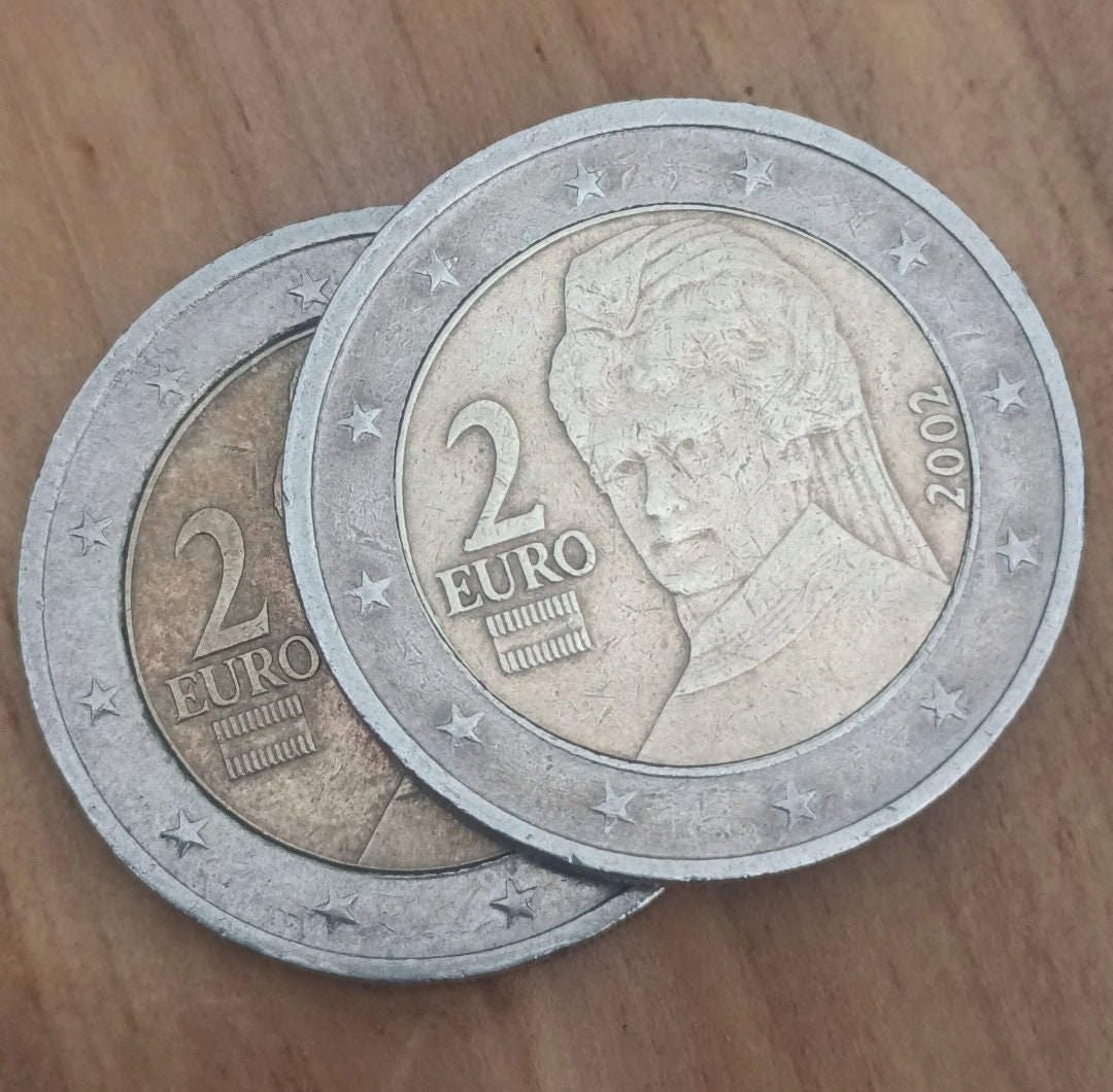 Pièce 2 euro Autriche 2002 Rare Etsy France
