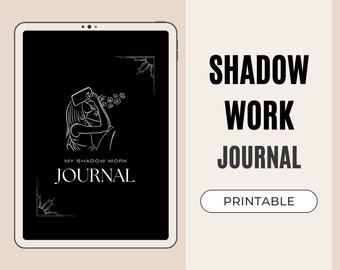 Journal de travail fantôme | Invites de journal | Santé mentale | Journal de guérison | Guérison intérieure de l'enfant | Journal de thérapie | Journal spirituel pour iPad