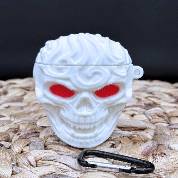 Angry Red Eyed Skeleton 3D AirPod Case Cover Gen 1/2 - Etsy