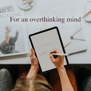 Quiet Journal for Overthinking & Mental Clarity – Minimal Digital Journal (PDF)
