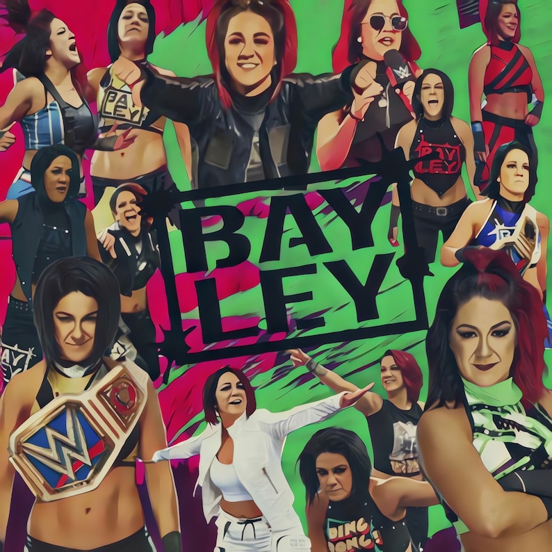 WWE Bayley Canvas Wall Art - Etsy