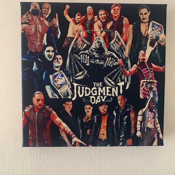 WWE Judgment Day canvas wall art