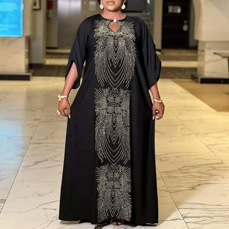 Caftano marocchino Dubai Farasha Abbigliamento africano Maxi Abito da sposa in caftano con perline a mano Spiaggia Elegante abito da donna arabo Jalabiya