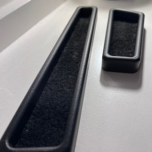 Prateleira Volvo 740 940, Reino Unido, AUSTRÁLIA porta-lápis, bandeja para canetas, Pennfack, conjunto de dois, lado esquerdo e direito RHD