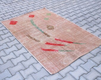 Handgefertigter Türkischer Wollteppich: 100x150 Kelimteppich