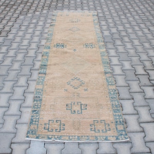 3x10 Persian Runner Rug, Handmade Rug, Oriental Rug, Kitchen Rug, Home Decor Rug, Living Room Rug, Traditional Rug, Wool Rug, Antique Rug