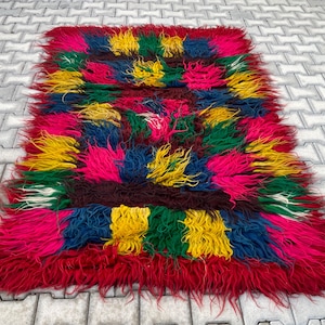Iceland Sheepskin Rug Throw Hide Very Rare Breed 100% Genuine Natural Colors large gift present ideas for her him eco day home decor Xmas